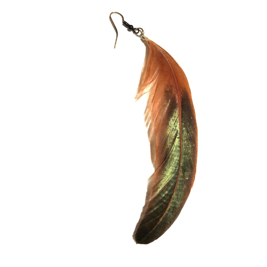 Single Feather Earring